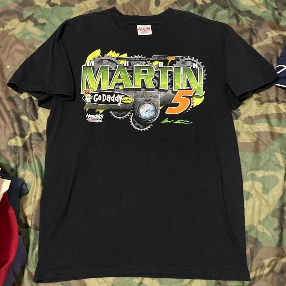 Chase authentics 2010 Mark Martin nascar graphic tee size L/20